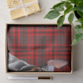 Rode Kerst Plaid Dobermann Pinscher Kerstmis Tissuepapier (Geschenk)