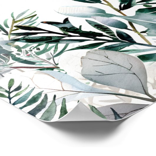 Rode Kerst Santa Baby Baby shower Welkomstbord Poster (Hoek)