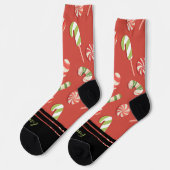  rode kerst Snoep Sokken (Links)