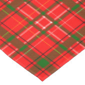 Rode Kerst-Tartan Schotland Patroon Ontwerp  Tafelkleed (Gekanteld)