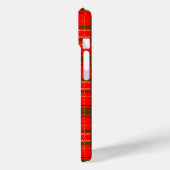 Rode Kerst Tartan Schotse Ruit Patroon Ontwerp Case-Mate iPhone Case (Achterkant / Links)