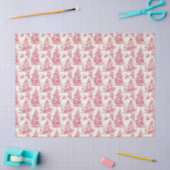 Rode Kerst toile cadeaupapier Tissuepapier (Craft)