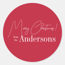 Rode kerst uit familienaam