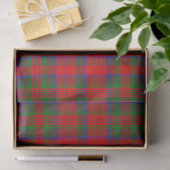 Rode Kerst Wol Textuur Plaid Tissuepapier (Geschenk)