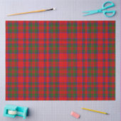 Rode Kerst Wol Textuur Plaid Tissuepapier (Craft)