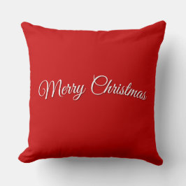 Rode Kerst Worp Kussen