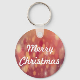 rode kerstachtergrond sleutelhanger