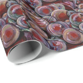 Rode kerstballen cadeaupapier (Rol Hoek)