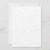 Rode kerstballen kaart (Achterkant)