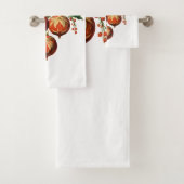 Rode kerstballen met Holly Festive Bad Handdoek (Insitu)