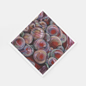 Rode kerstballen servetten (Hoek)