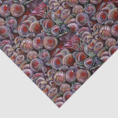 Rode kerstballen tissuepapier (Detail)