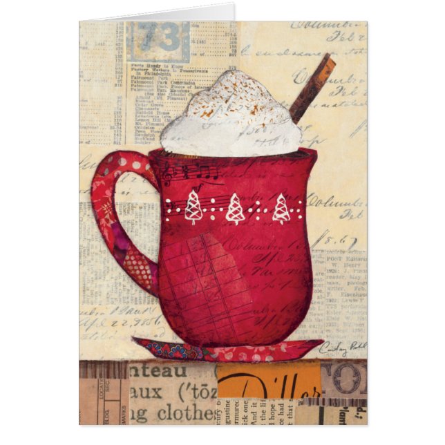 Rode kerstbeker (Voorkant)