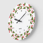 Rode kerstbessen met baard grote klok (Hoek)