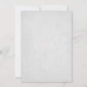 Rode kerstboei en Silver Tinsel Kaart (Achterkant)