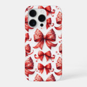 Rode Kerstbogen iPhone Hoesje (Achterkant)
