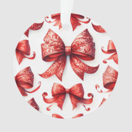 Rode Kerstbogen Ornament