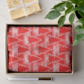  rode kerstbomen tissuepapier (Geschenk)