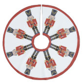 Rode kerstbont  kerstboom rok (Voorkant)