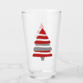 Rode kerstboom glas (Achterkant)