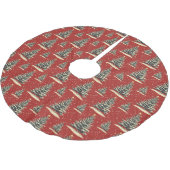  rode kerstboom kerstboom rok (Gekanteld)