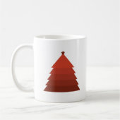 Rode Kerstboom Koffie Mok (Links)