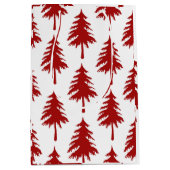 Rode kerstboom medium cadeauzakje (Voorkant)