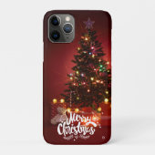 Rode Kerstboom met Cadeaus Vrolijke Kerstmis Case-Mate iPhone Case (Achterkant)