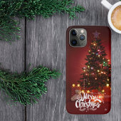 Rode Kerstboom met Cadeaus Vrolijke Kerstmis Case-Mate iPhone Case