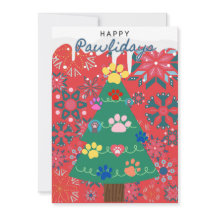 Rode kerstboom met pootjes versiering feestelijk