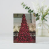 Rode Kerstboom - NYC Briefkaart (Staand voorkant)