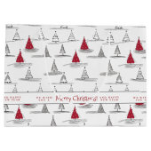 Rode Kerstboom Patroon#5 ID1009 Groot Cadeauzakje (Achterkant)