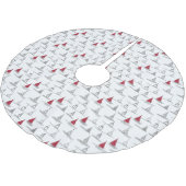 Rode Kerstboom Patroon#5 ID1009 Rok (Gekanteld)