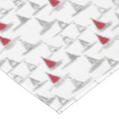 Rode Kerstboom Patroon#5 ID1009 Tafelkleed (Gekanteld)