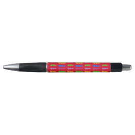 Rode Kerstboom Pop Kunst Pen
