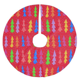 Rode Kerstboom Pop Kunst Rok