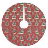  rode kerstboom rok (Voorkant)