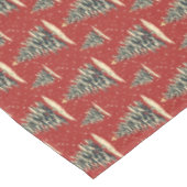  rode kerstboom tafelkleed (Gekanteld)