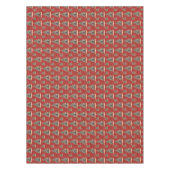  rode kerstboom tafelkleed (Voorkant)