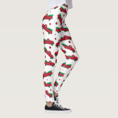 rode kerstboom vrachtwagen Leggings (Rechts)