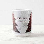 Rode kerstboomkoffie Mok (Center)