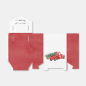  rode kerstbruiloft voor kerstbruiloft bedankdoosjes (Uitgevouwen)