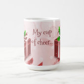 Rode kerstcadeau Mok (Center)