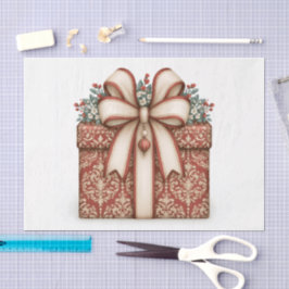 Rode Kerstcadeau Tissuepapier