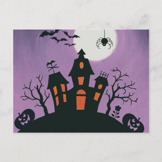 Rode kerstdecoratie Joy Feestdagenkaart (Voorkant)