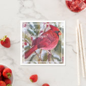 Rode kerstfeest servet (Insitu)