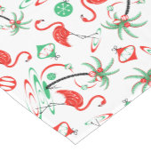 Rode kerstflamingo Multi tafelrunner Korte Tafelloper (Hoek)