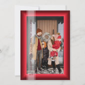 Rode kerstkaart (Voorkant)