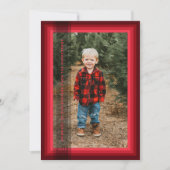 Rode kerstkaart (Voorkant)