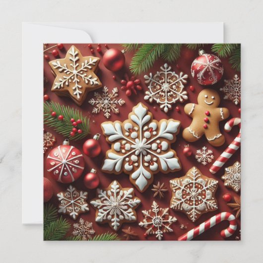 Rode kerstkaart! feestdagenkaart (Voorkant)